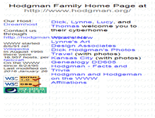 Tablet Screenshot of hodgman.org